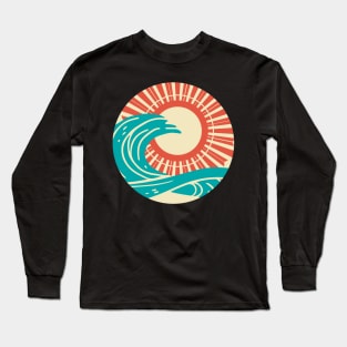 A Cute Minimal Art Of Beach Bum For Summer Lovers Long Sleeve T-Shirt